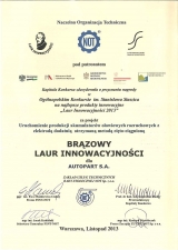 Brązowy Laur Innowacyjności 2013